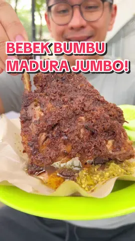 Ketemu bebek Madura jumbo yang empuk n bumbunya nampol abisss!!! . #fyp #serunyakuliner #jelajahkuliner2 #kulinerindonesia #kulinerjakarta 