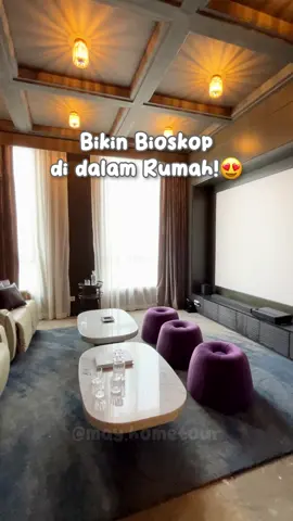 Kapan lagi punya bioskop dlm rumah sendiri?😆✨ #May_AlamSutera #rumahmewah #rumahsultan #rumahminimalis #rumahclassic 