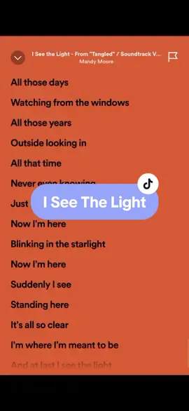 I see the light🎶 #lyrics #spotify #fypシ #foryou #fypシ゚viral 