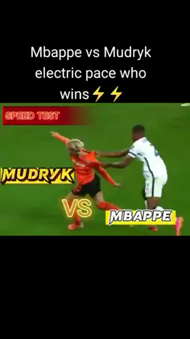How fast is mbappe and mudryk.$#football#faster splinter