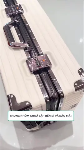 Vali khung nhôm khoá sập cao cấp bản nâng cấp vừa cập bến shop #vali #xuhuong #trending #dulich 