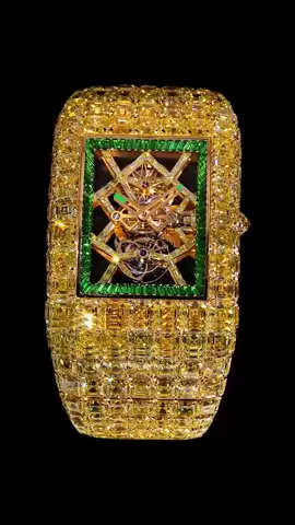 Diamond explosion. Billionaire Timeless Treasure is a mosaic where each yellow diamond has a specific part to play. They're set on highly complex lattice, crafted to measure, link by link, prong by prong and fine-tuned for each of the gems it's destined to receive. #jacobandco #inspiredbytheimpossible #luxurylifestyle #diamond #wishlist