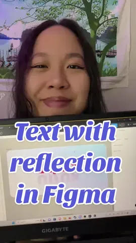 You could make reflections to the text natively in Figma also. But this @figma plugin really makes the process faster so you can spend more time on other parts of your design! #uiux #uiuxdesign #figma #figmatutorial #figmatips #uxui #figmaplugin #uidesign #uxdesign 