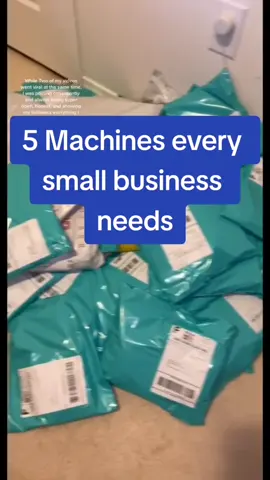 5 essential machines every small business needs to make their process must smoother, easier and quicker. Pack orders in less time but with more impact on your customers with a professional appearance. . . . #productpackaging #startupsmallbusiness #musthaves #essentials  #diypackaging #packagingdiy #smallbusinessticktock 