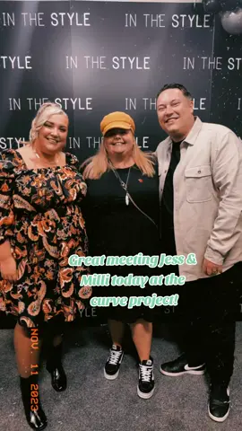 Great meeting @jessontheplussize and Milli today @Curve Project!  #curve #meetingpeople #community #plussize 