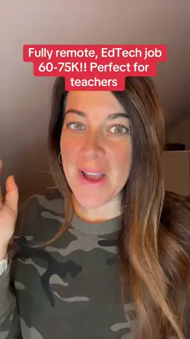 Another Remote EdTech job, perfect for teachers!! 60-75K!! ➡️Apply fast!! Comment for more #wfh tips! #workfromhomejobs  #remotejobs  #millionairemindset #jobsforteachers #transitioningteachers  #teachersidehustle  #onlinebusinesstips