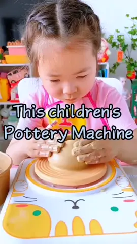 This children's Pottery Machine boost kids' creativity, focus, and artistic abilities!#toys #toyforkids #kidstoys #funnytoys #diytoys#fyp #foryou 
