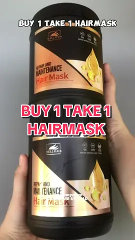 BUY 1 TAKE 1 HAIRMASK 😍 ITO ANG NAGSAVED SA DRY AND DAMAGED HAIR KO 🥺🥰 #hairmask #wellhair #wellhairmask #wellhairmaskrepair #tiktokfinds #tiktokbudol #trending #viral #fyp #foryou 