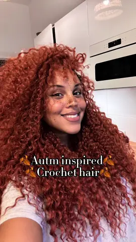 New season new Hair😅this is my #autmnhair 4 packages crichet curls ♥️ how do you like it???😍 #autmnhaircolor #crochethair #crochetcurls #crochethairtutorial #crochethairextensions #crochethairstyles #protectivestyles #curlyhair #onabudget 