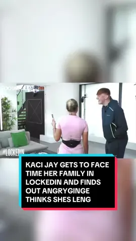 Kaci Jay gets to FaceTime her family in lockedin and finds out AngryGinge thinks she leng!!! #angryginge #angrygingeclips #kacijay #kacijayconder #footasylum #footasylumlockedin #lockedin #dannyarrons #dadvgirls #sarahconder #joelconder #youtube #fyp #foryou 