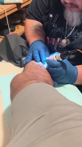 Leg tattoos aint no joke😭 #fyp #foryou #trending #viralvideo #tattoos #tattoo #micdup #Love #legsleeve #tattoosleeve #virginmary #angel #xyzbca #fypシ 