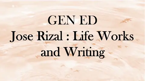 GenEd (Jose Rizal : Life Works and Writings) #joserizal  #josetizallifeworkandwriting  #joserizallifework  #gened #newcurriculum #let2024 #practicetest #newcurriculumletreview #LPT #let2024takers #FREEREVIEW2024 #drill #test #LET 