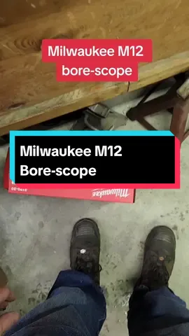 Digging the new @Milwaukee Tool l M12 Bore-scope! Also plenty of @BRUNT workwear in the background!