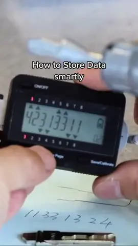 #dorykey A set of data has been stored in the bottom right corner #locksmith #unlocking #lockpick #storedate #locksmithtools #hu66 #locksmith #locksmithguy