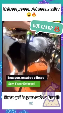 Achadinho tik tok para acabar com esse calor, seja pro seu pet ou pra se divertir com a família! 🥰♥️ Link na bio!  #pet #calor #jatodeagua 
