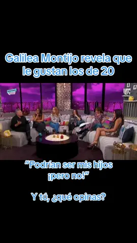 Galilea Montijo revela que le gustan los hombres de 20 a años #galileamontijo #alexisayala #viral 