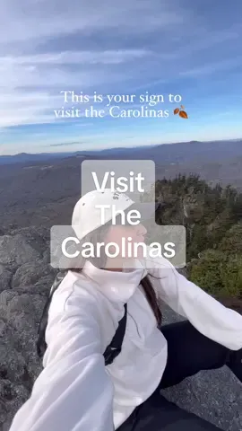 This is your sign to visit the Carolinas 🍂 #Hiking #carolinas #northcarolina #southcarolina #usahikes #hikes 