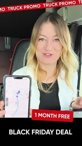 Today is Black Friday at TomTom! Enjoy a 1-month free trial of TomTom GO Navigation using my code 1MFREE. This app, available for Android and iOS, comes with a truck profile and fantastic features. You can customize your route by entering your truck's dimensions and dangerous goods ADR info. Benefit from offline navigation, speed camera alerts and real-time traffic updates – ideal for daily deliveries.  How to redeem the code  iOS 1. Choose your vehicle 2. Go through the intro screens 3. On the 