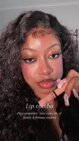 Brown nude lip combo ft.  @NYX Professional Makeup .. I’m back with lip combo tutorials 🥰👏🏽 Products used : Nyx butter gloss - lava cake , bit of honey & fortune cookie 💗 #lipcombo #lipcombotutorial #makeup #makeuptutorial #nyxbuttergloss #nyxcosmetics 