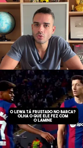 O #lewandowski ta frustrado no #barcelona ? Olha o que ele fez com o #lamineyamal ! Video completo no canal do Marcelo Bechler