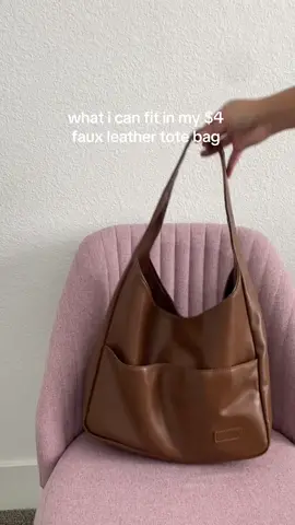 I use this everywhere to be honest and I love it. It’s available in so many more colors now! AND ITS ON SALE FOR ONLY $7!! 🥹🙌 #fauxleather #fauxleatherbags #leatherbags #totebags #collegebagsforgirls #collegetotebags #fallbags #brownbags #bigtotebag #tiktokshop #fallinspo #fallaesthetic #collegeessentials  - #collegecreator #nanoinfluencer #microinfluencer #femalecreators #influencer #smallcreators 