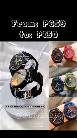 Buy 1 Take 1 fashion nylon water proof buy1 take1 watch #watch  #relo #buy1take1watch #couplewatch 