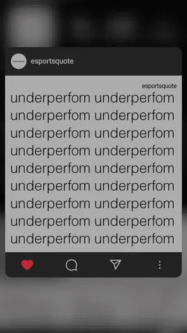 underperfom