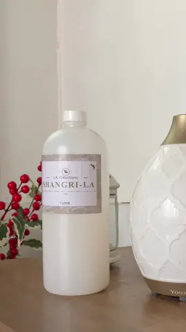 Looking for a mild-scented humidifier/diffuser formula? ✨ Here it is! I looove this scent so much! As someone who is sensitive to strong scents/smell, I highly recommend this product. Fresh Bamboo is a must try, too! 1 Liter bottle, tagal maubos. Just a little goes a long way. 💕 #ShangriLa #LAcollections #fypシ #diffuser #humidifier #waterbased #waterbasedformula #fypシ゚viral #fy #fyp #shangrilascent 