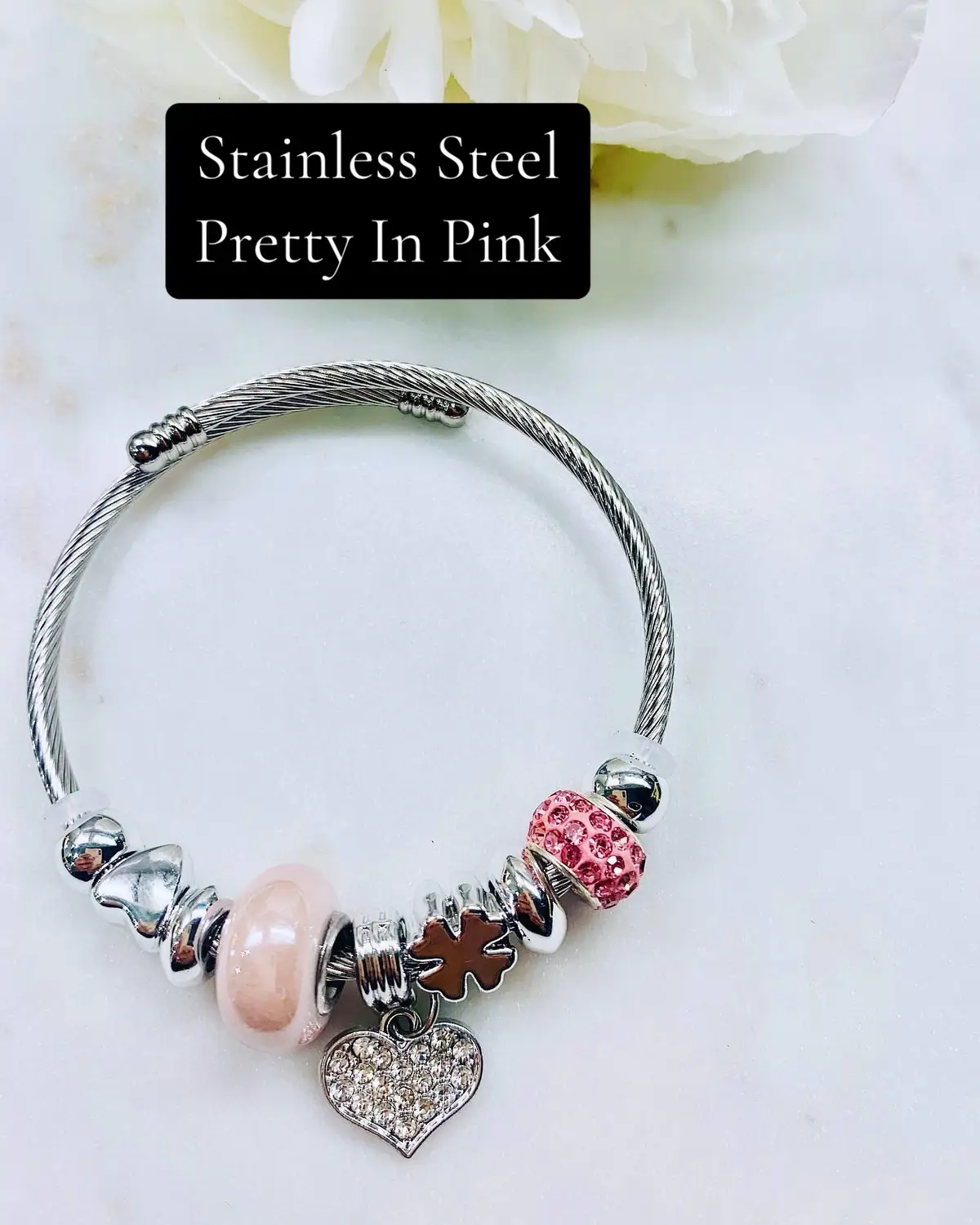 Check out these beautiful stainless steel Bracelets!  Free domestic shipping when you purchase 2! #fypシ゚viral #fyp #jewelry #shopping #jewelry #christmas #christmasgiftideas 