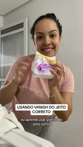 Desencardindo (de verdade) roupas brancas com Vanish! #vanish #roupasbrancas #manchas #dica 