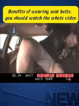 Benefits of wearing seat belts. you should watch the whole video #cops #cop #police #Trending #Viral #fyp #moment 