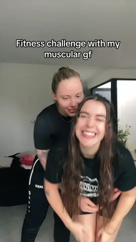 I really thought I would win 😅 #wlw #girlfriend #lesbian #lgbtq🏳️‍🌈 #girlwholikesgirls #fitnesschallange 