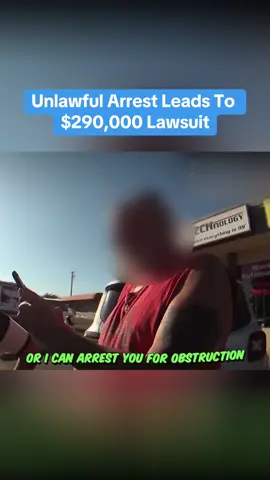 Unlawful Arrest Leads to $290,000 Lawsuit #police 