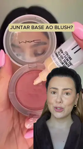 Juntar base ao blush? BORA TESTAR! Só invenções com o blush portanto para resumir o melhor é utilizarem os produtos mais baratos que tiverem em casa! #blushhack #blush #blushtutorial #makeup #makeuphacks #makeuptutorial #homemade 