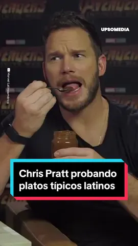 #ChrisPratt probando comida típica de latinoamérica 😋 #comidalatina #recetastiktok a #entretenews #navidadentiktok #recetasfaciles 