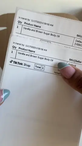 First Tik Tok Shop Orders ✨ Thank you guys for suporting my business. Forever Grateful 🫶🏽💕 #tiktokshopblackfriday #fyp #tiktokseller #packanorderwithme #smallbusinesspackaging #vanillabodyoil #blackownedskincare #dailyskinroutine #jojobaoil #dryskincare #blackgirlskincareroutine #brownsugar #dryskincareroutine #TikTokShopCyberMonday