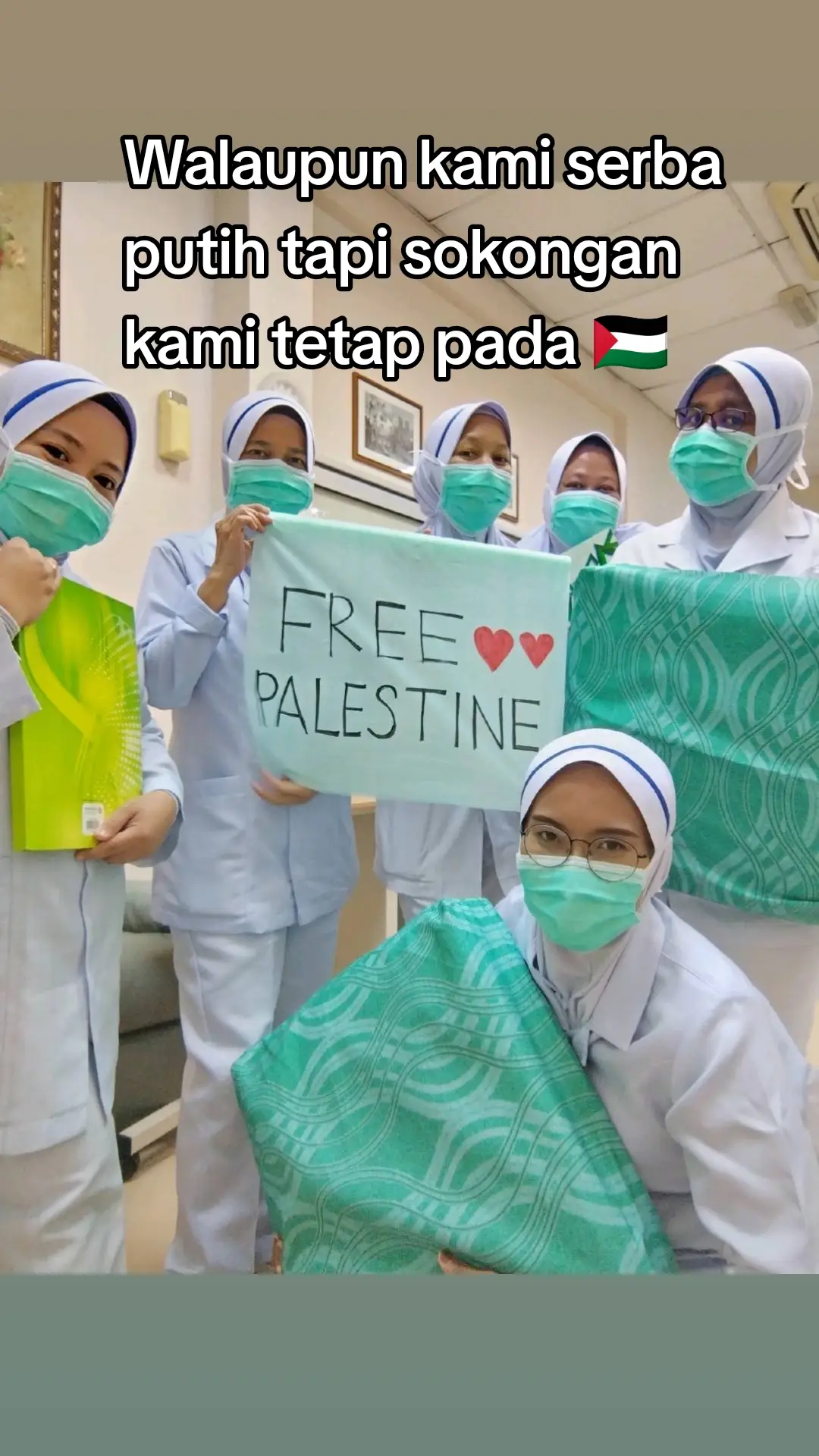 #weargreenforpalestine #weLovePalestine #westandwithpalestine @_ayu85_ 