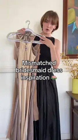 For all the cool brides out there 🪷 Mismatched vintage bridesmaids dress inspo for you 🎀 #bridesmaiddresses 