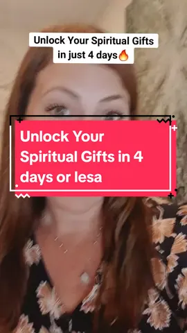 Unlock your Spiritual Gifts in 4 days or less. #psychicgifts  #psychicdevelopment101 #psychictips #spiritualdevelopmentcoach  #spiritguides101 #psychicabilities 