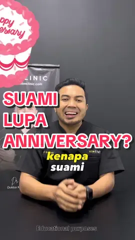 Isteri, suami ingat tak anniversary korang?😉 #Jombelajar #LearnOnTikTok #drsamhan #kesihatanlelaki #himclinic 