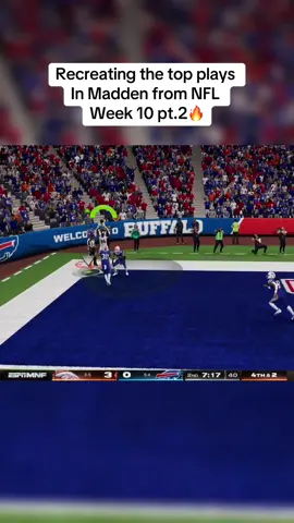 Part 2 of recreating the top plays from NFL Week 10‼️ #nfl #nflweek10 #broncos #bills#broncos #vikings #russellwilson #courtlandsutton #jameiswinston #chrisolave #madden #Madden24 #ea #recreatingnflplays #fyp #fypシ #foryou #foryoupage #viralvideo #trendingvideo #blowthisup #tiktok 
