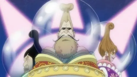 Đụng đến Thiên Long Nhân là sẽ có Đô đốc cùng chiến hạm Hải quân xuất hiện🥹 #onepieceanime #onepiece1098 #vuahaitac 