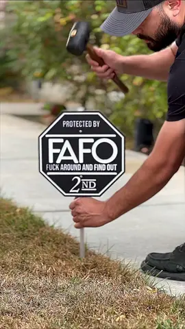 FAFO Yard Signs are live in the TIKTOK Shop #fyp #foryou #FAFO 