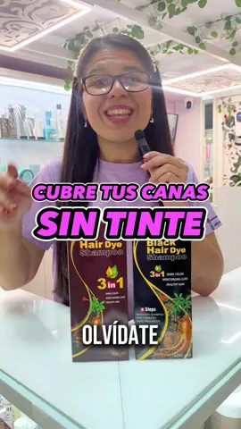 OLVIDATE DEL TINTE Y USA ESTE SHAMPOO 😍 Vas a poder cubrir las canas en su totalidad sin usar tinte o químicos 👏 #cubrircanas #cubrircanasencasa #shampootapacanas #taparcanas #cuidadocabello #tiendacaracas #cabellocaracas #cabellocosmeticos #tipscabello 