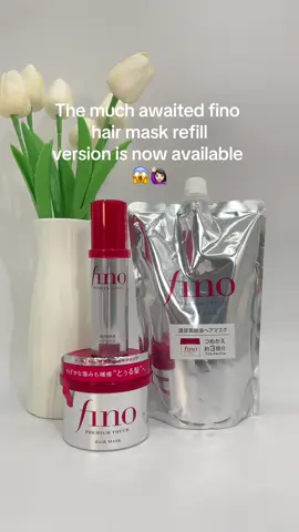 The viral and most selling fino hair mask is now available in refill version whooping 700grams 😱✨   #finohairoil #finohairmaskrefill #finohairtreatment 