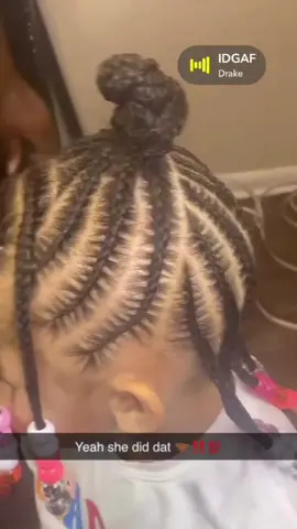 She loved it🥰 #girlbraidsstyle #scstitchbraider #girlstitchbraids #scbraidersontiktok #clientvideo #braidsandbeads👑  