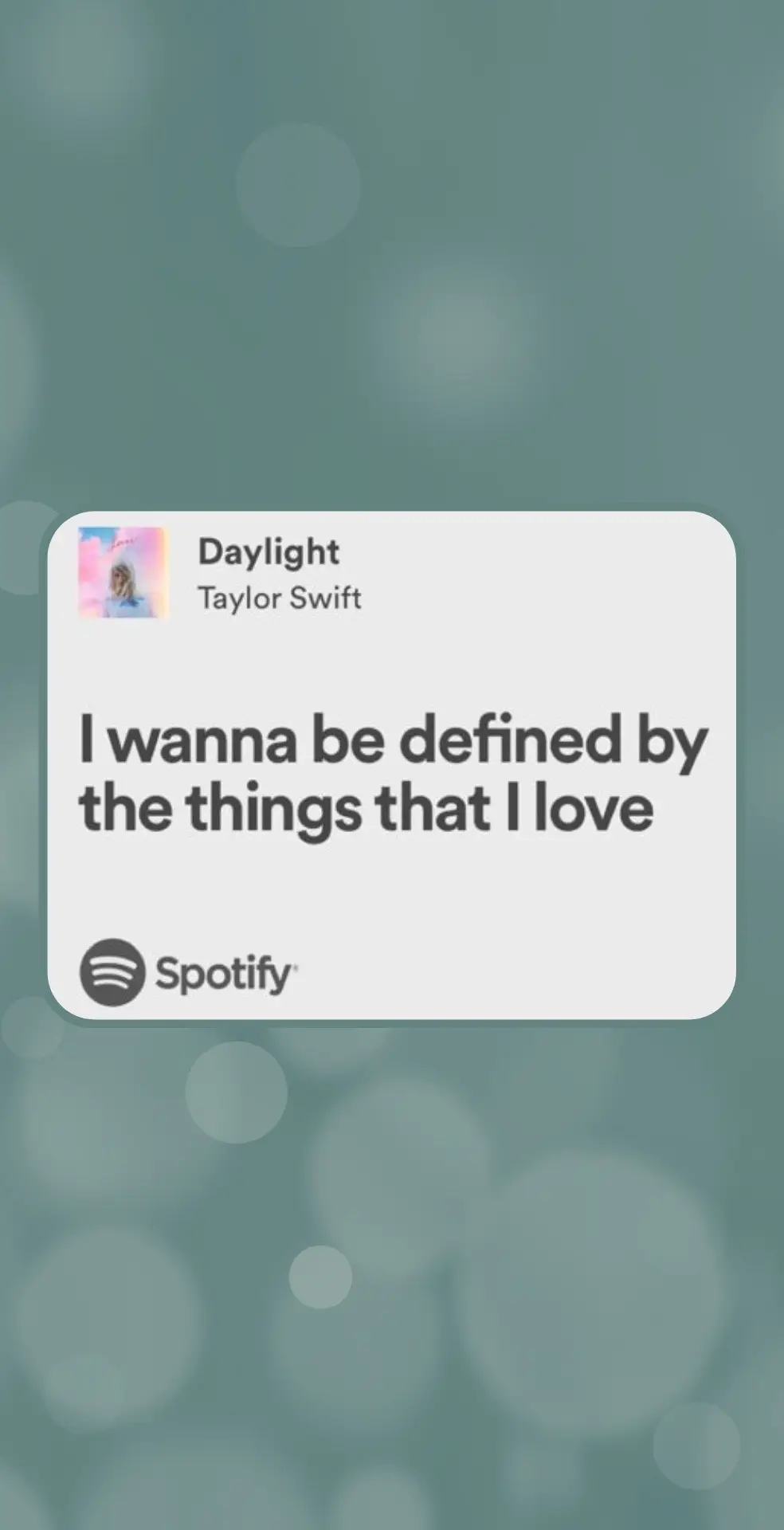 #daylight #definedbythethingsthatilove #taylorswift #thingsilove #BookTok #bookstagram #gettoknowme #gettoknowthebooktoker 