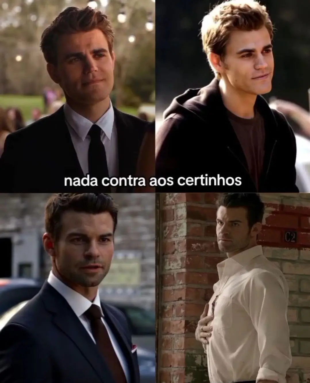 eu adoro  #foryoupage #tvd #damonsalvatore #klausmikaelson #stefansalvatore #elaijamikaelson 