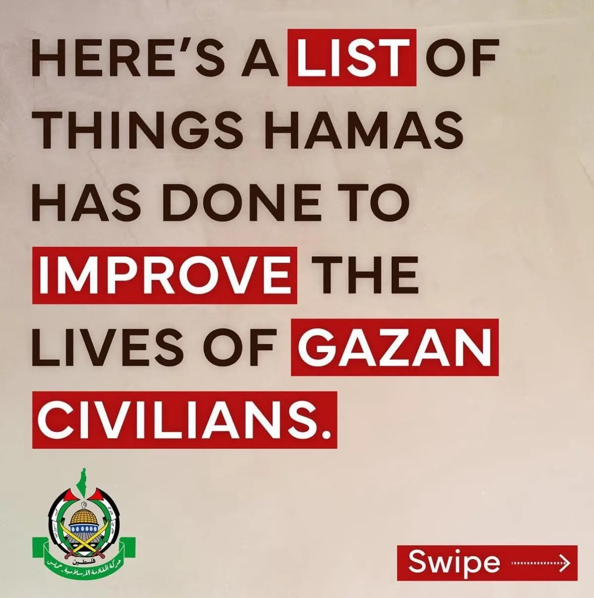 Not loading for you?⚠️  Don’t be misled, Hamas does not act for the good of the Gazan people //  #israelunderattack #standwithisrael #hamasisis Counter Speech 