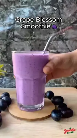 Grape Smoothie🍇  #smoothie #smoothierecipe #smoothietok #grape 